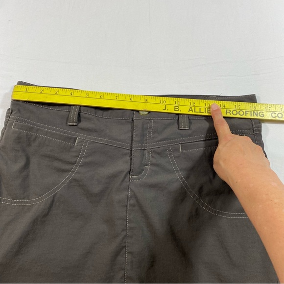 ATHLETA Dipper Mini Skort Golf Skirt pockets Drawstring waist 32 Olive c… - Picture 13 of 15
